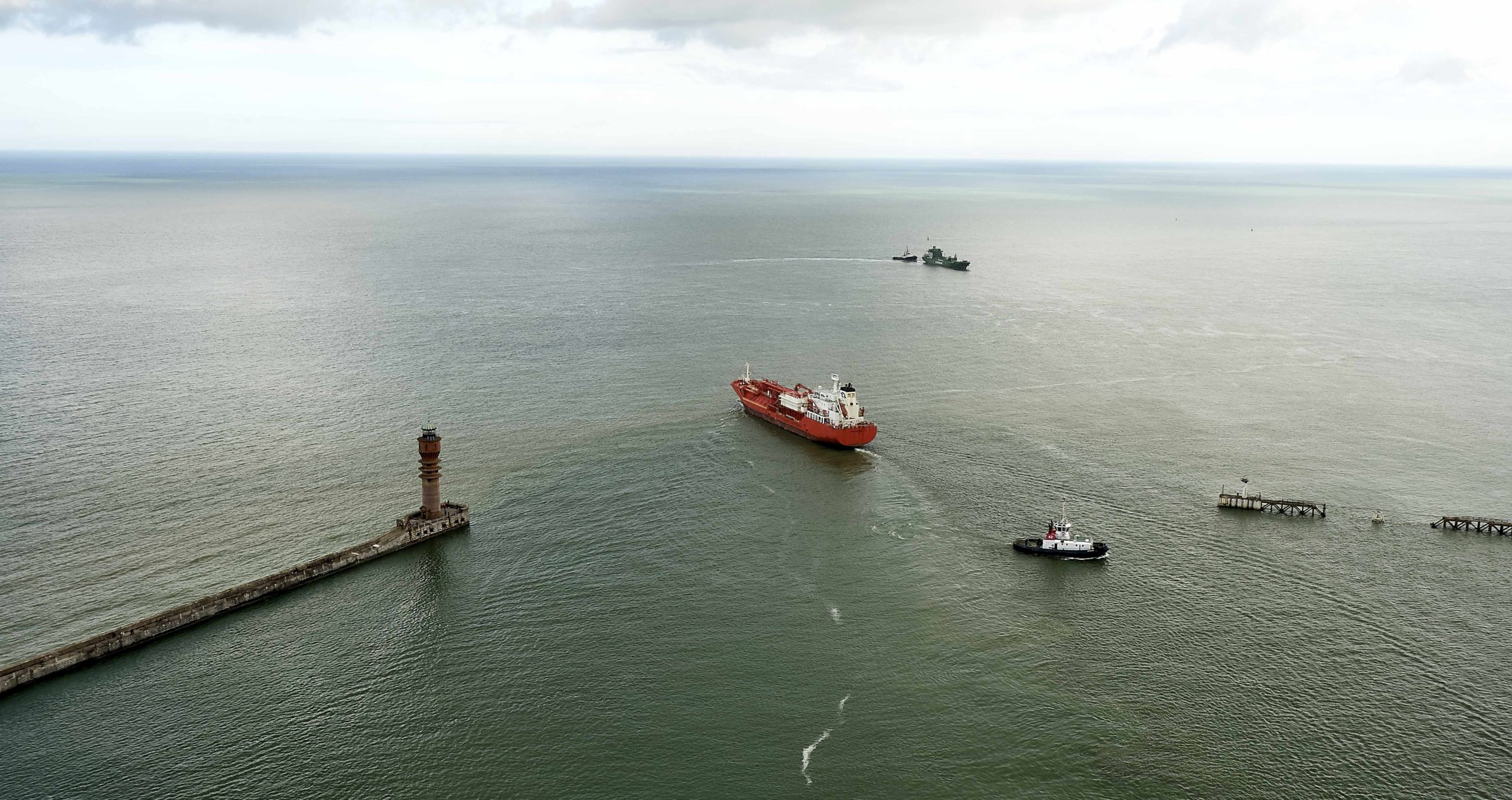 Sortie de navire à Dunkerque