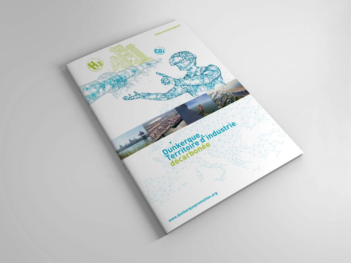 Mockup brochure decarbonation dunkerque