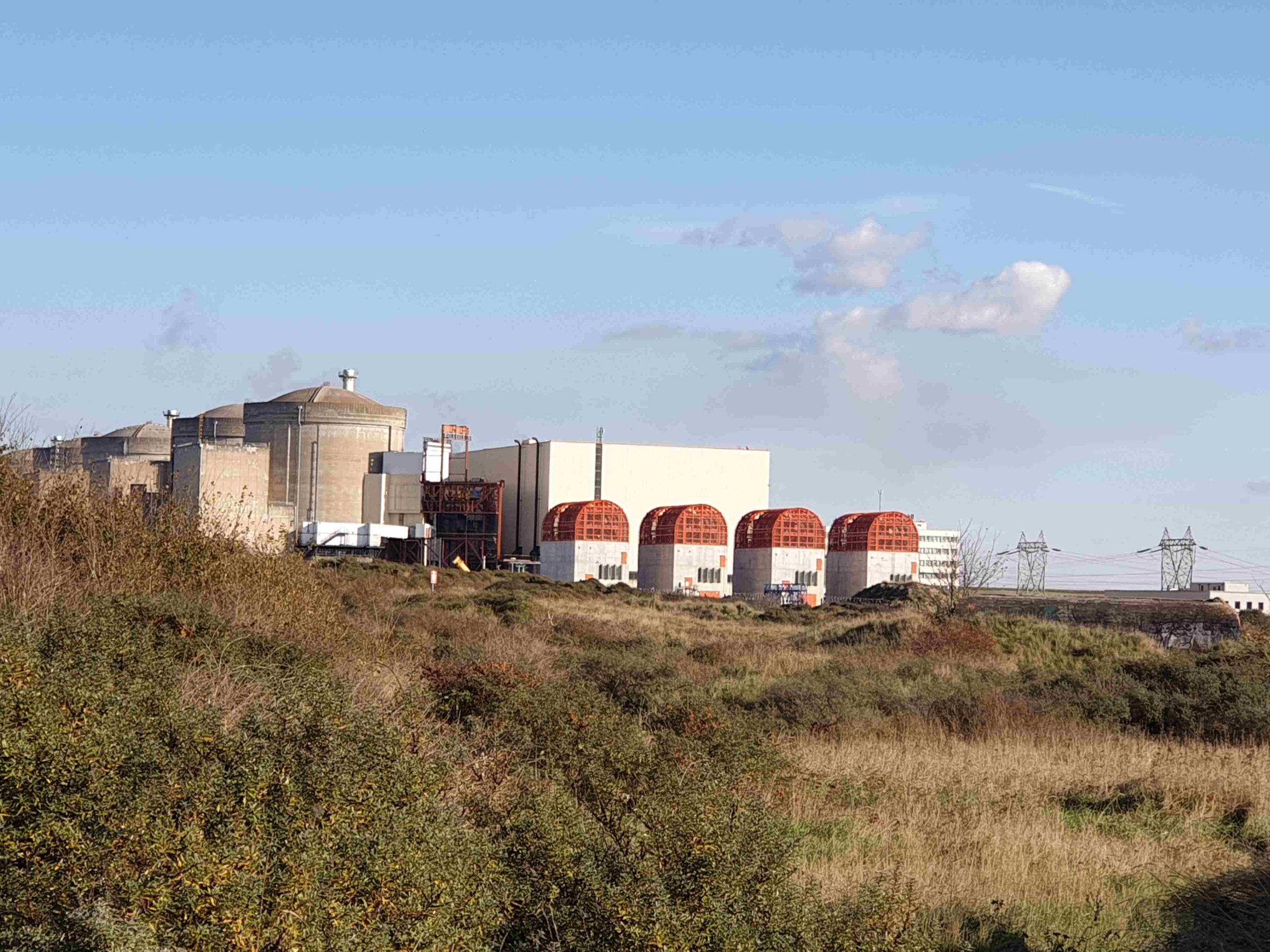 centrale nucléaire vue des 