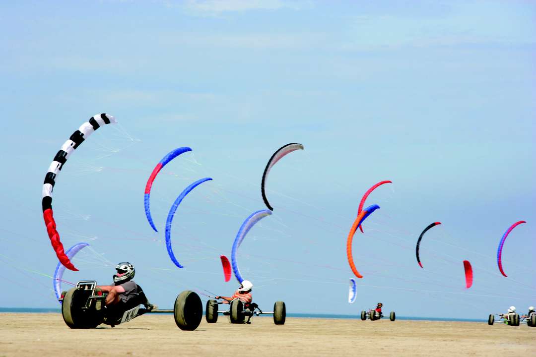 chars à voile plage dunkerque