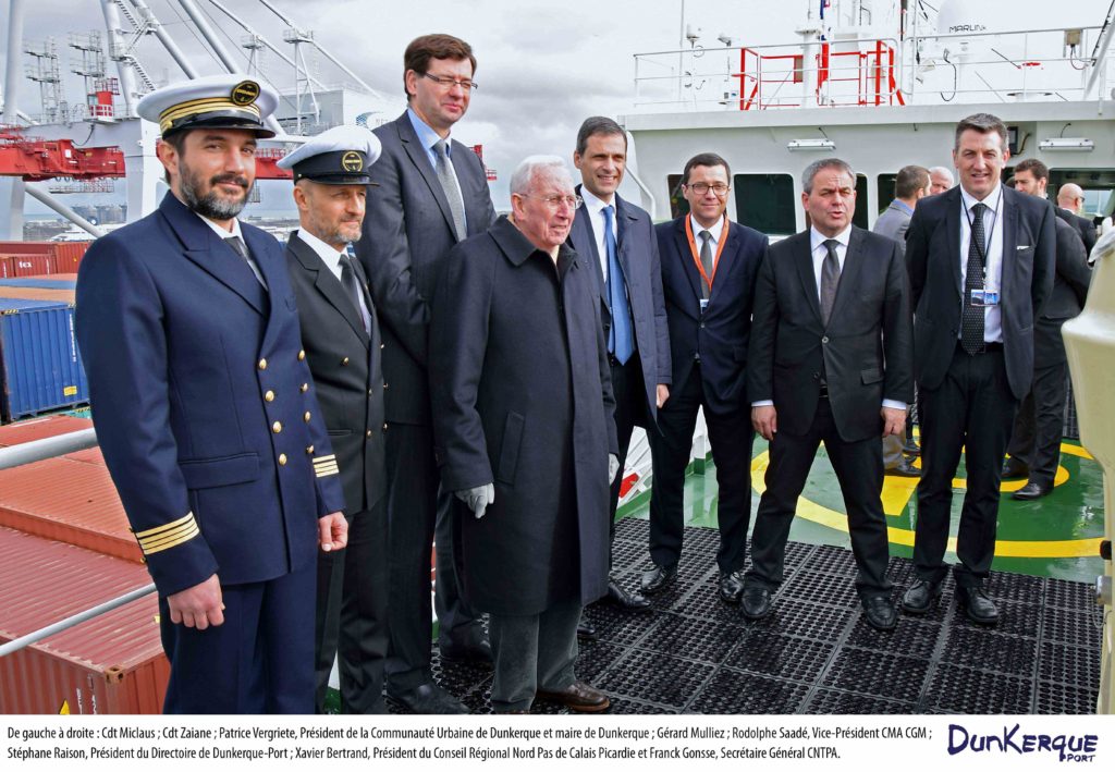 GERARD MULLIEZ AU PORT DE DUNKERQUE