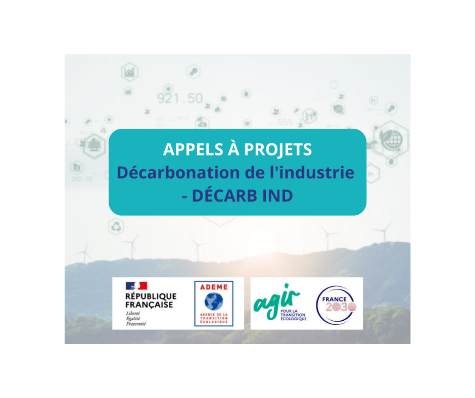 AAP – ADEME – Décarbonation de l’industrie