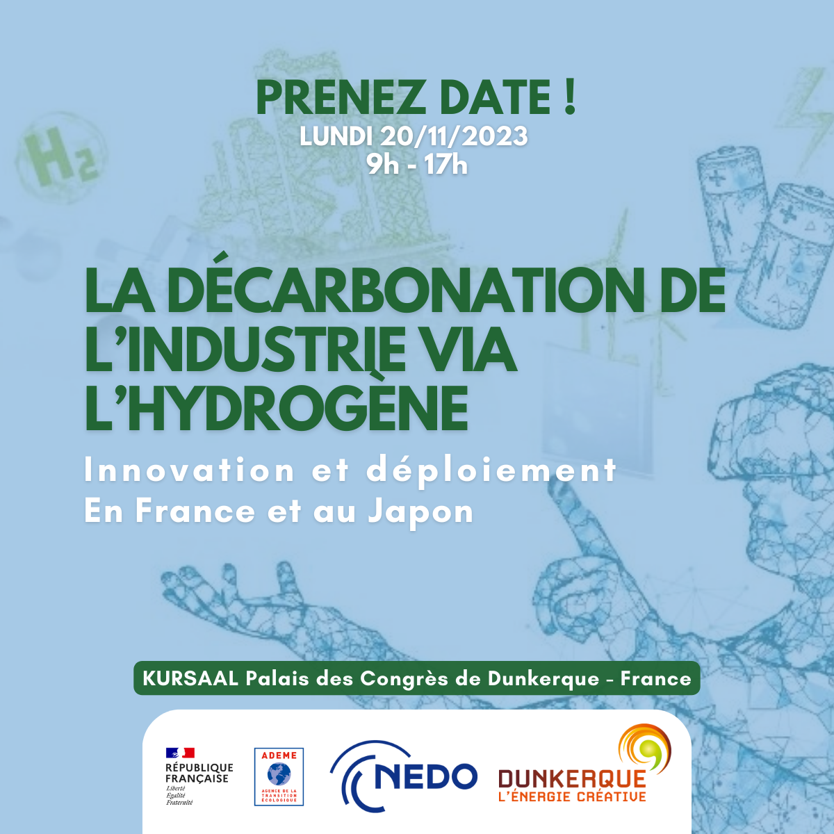 Séminaire ADEME-NEDO décarbonation industrie via l'hydrogène