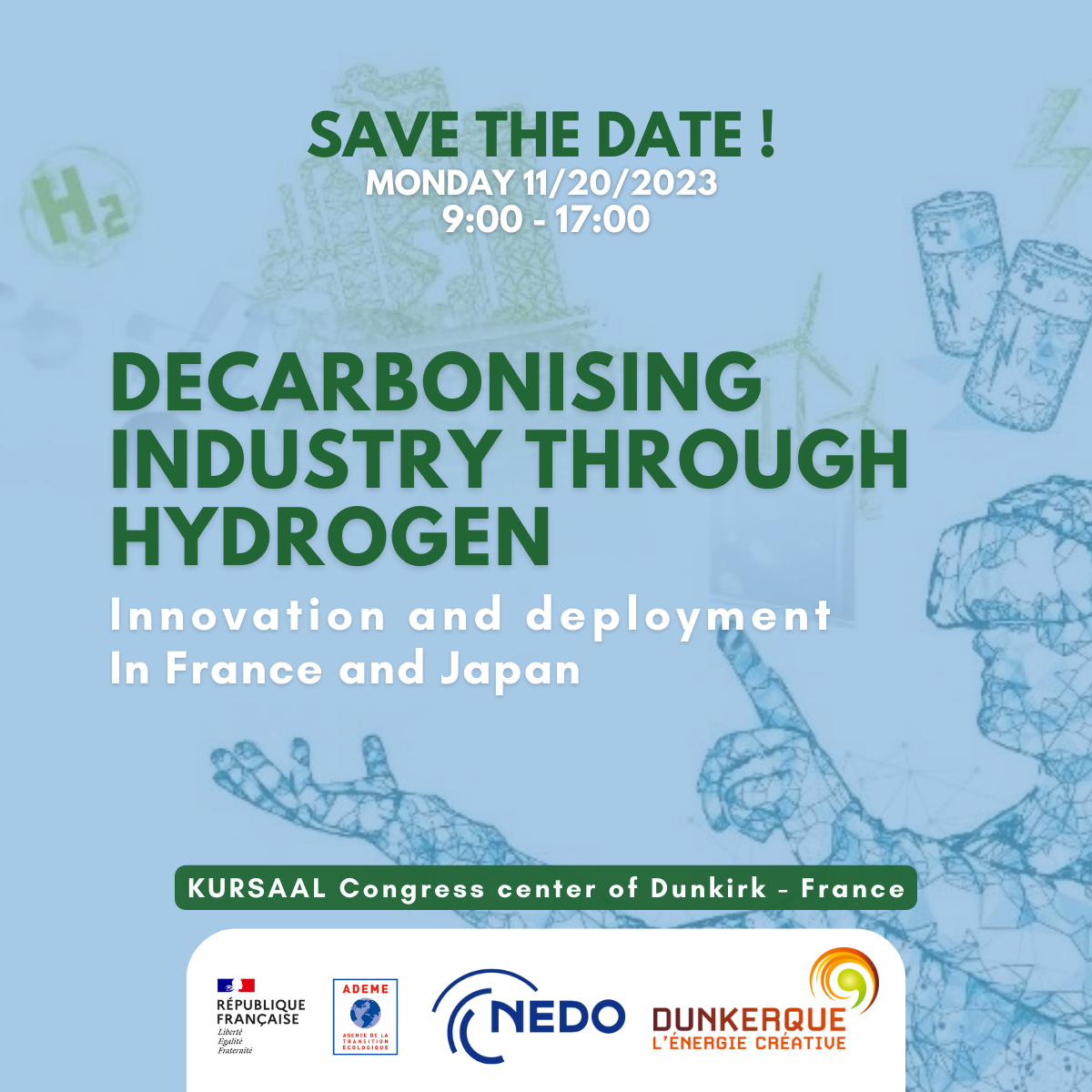 ADEME NEDO Decarbonising industry through hydrogen