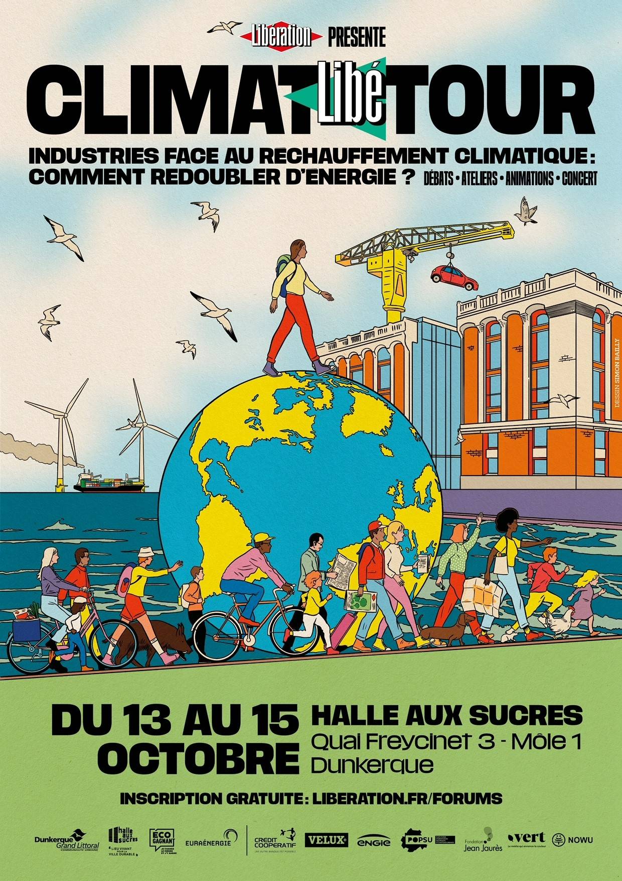 affiche Climat Libé Tour 2023