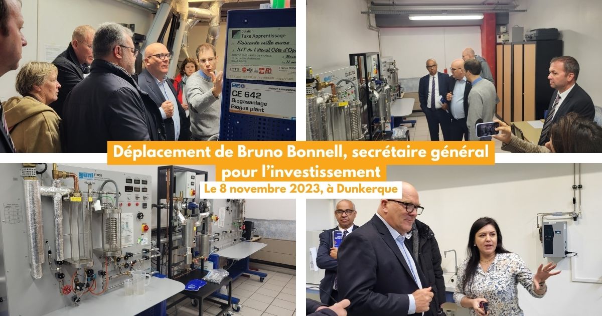 Bruno Bonnell en visite à Dunkerque dans le cadre du projet C-DéCIDé – France 2030