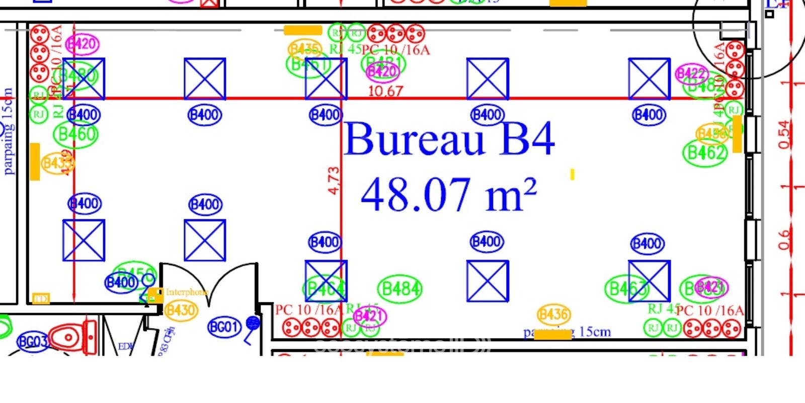 Village Michel Naels  – Bureau de  48 m²