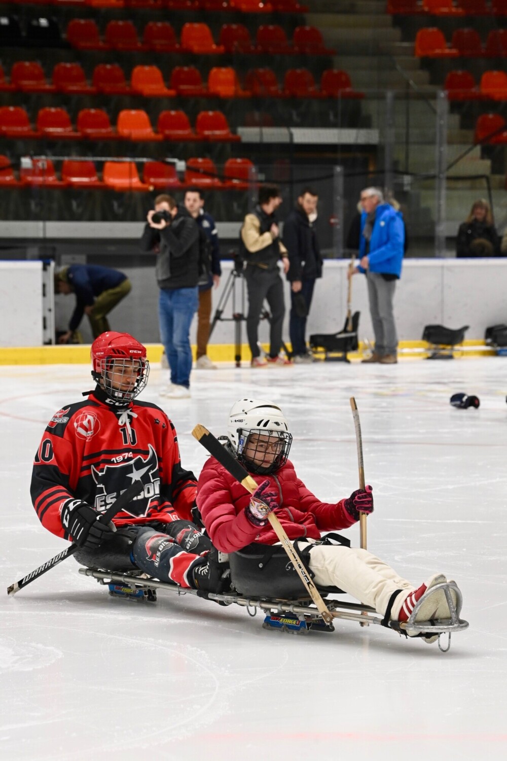 hockey sur glace avec handicap