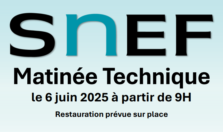 SNEF matinée technique