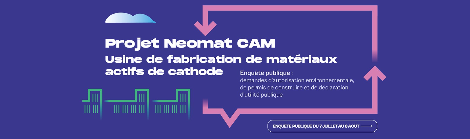 Lancement de l’enquête publique pour le projet industriel Neomat CAM à Dunkerque