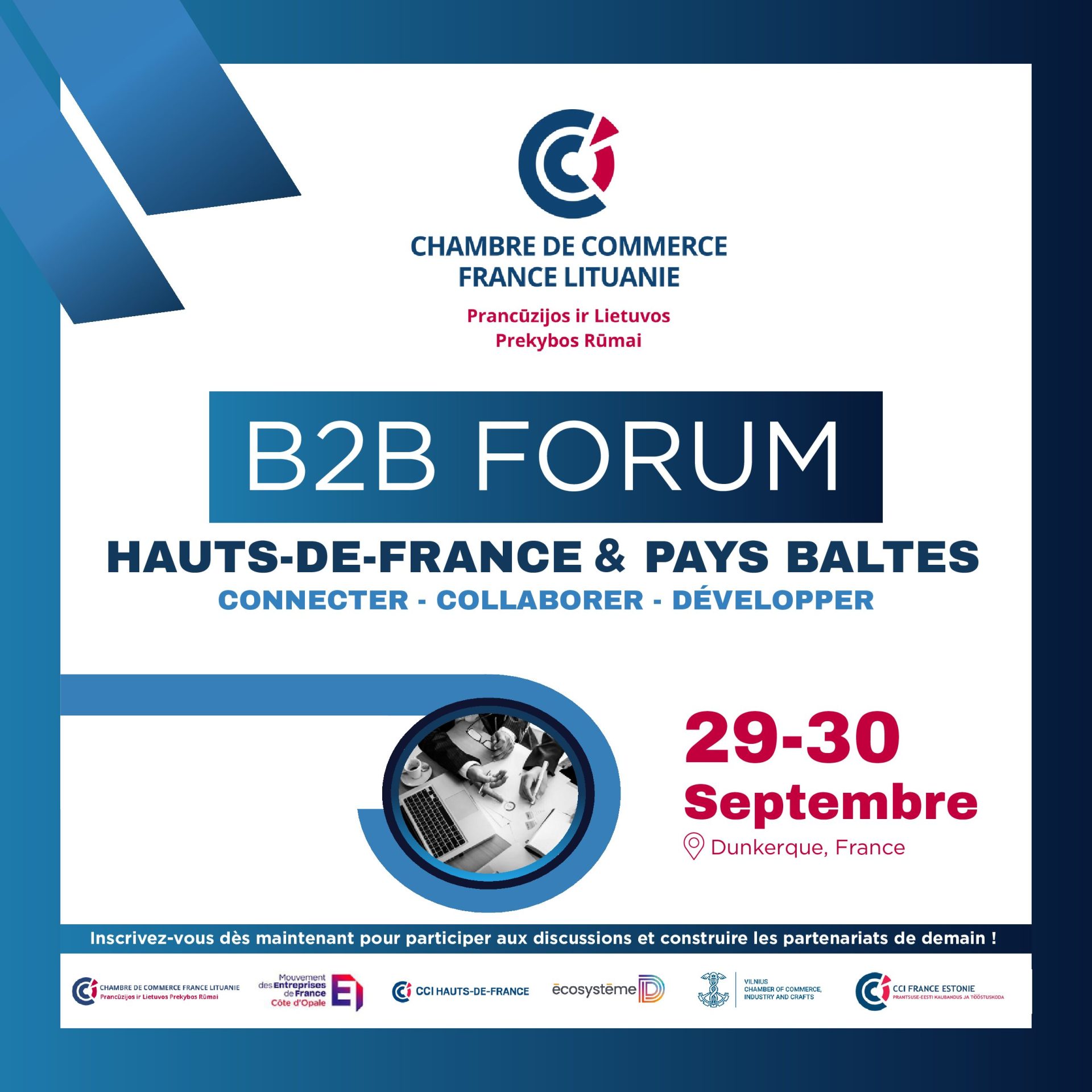 Forum BtoB Hauts-de-France – Pays Baltes : rendez-vous les 29 et 30 septembre 2025