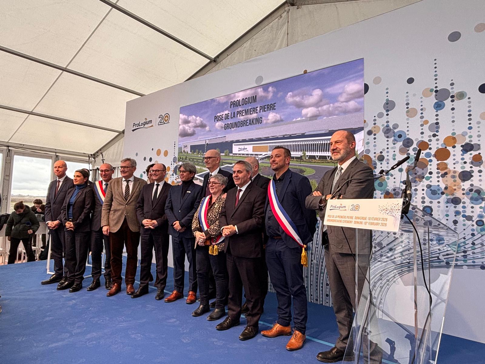 ProLogium pose la première pierre de sa gigafactory à Dunkerque