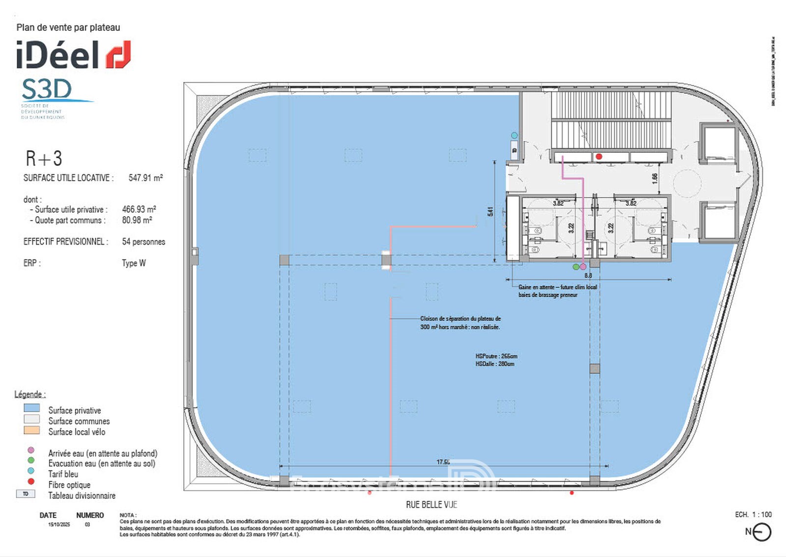 D&rsquo;Side – Plateau de bureaux
